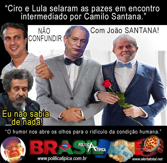 ENTRE CEROLAS E FIRULAS SURGE O CIRULA CASAMENTO DE CIRO COM LULA