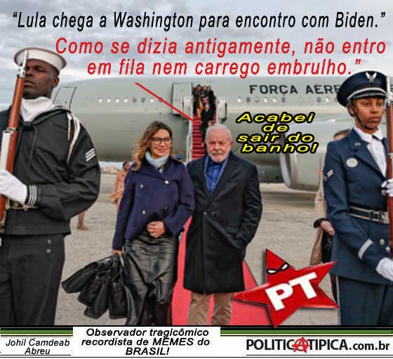 Lula chega a Washington para encontro com Biden